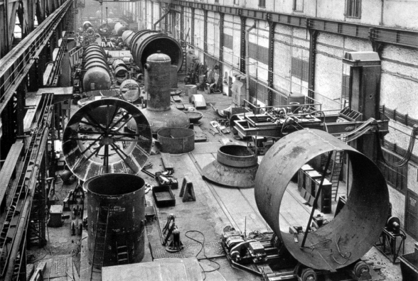 Photo de l’usine Fives Cail Babcock à la fin du XIXe siècle / Archives Ville de Lille